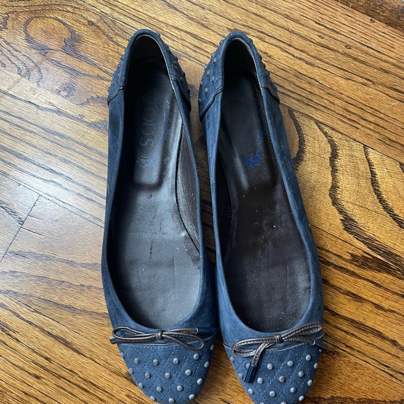 tod's Blue Studded Flats size 40 - Picture 7 of 7